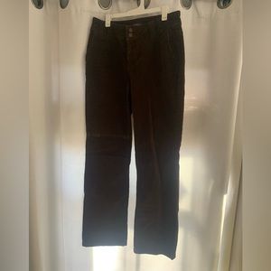 Sonoma Size 4 Petite Brown Corduroy Low Rise Flare Pants